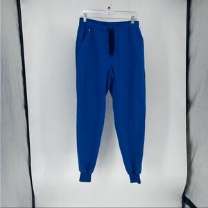 Men's Figs  Tansen Jogger Scrub Pants in Royal blue size large